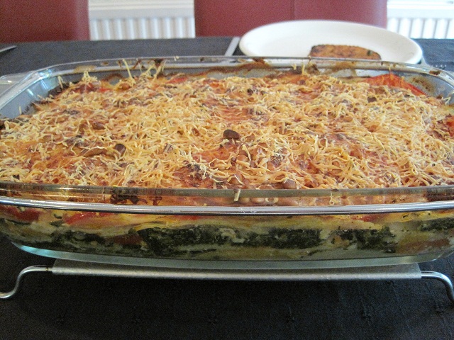 Koolrabi-Spinazie-Lasagne